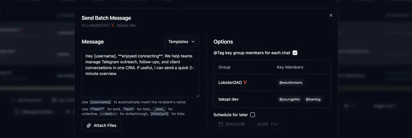 Telegram Message Templates: Eight Examples for Sales and Support