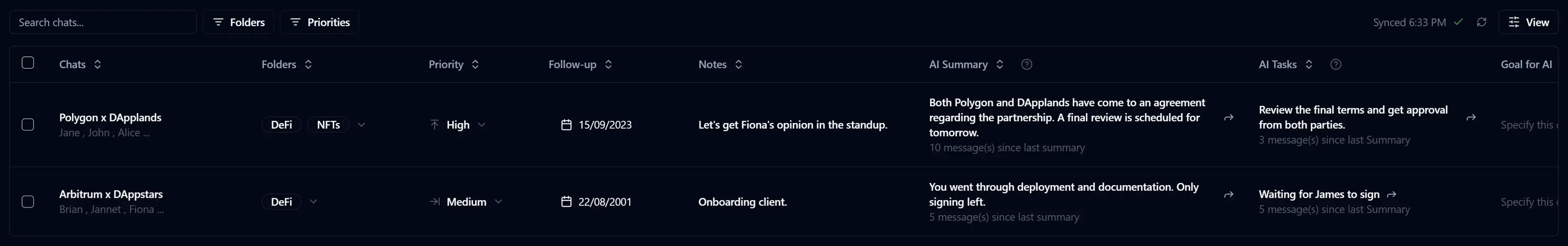 Telegram CRM Notes and AI Summaries: What Belongs in Each