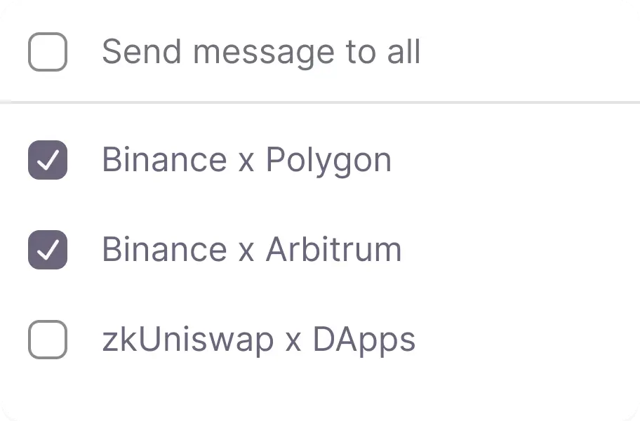 Folders & Batch Messaging